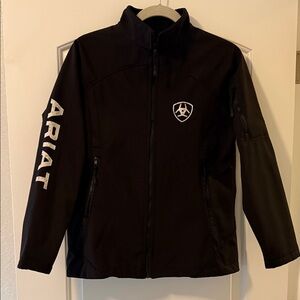 Ariat Black Softshell Jacket with Logo